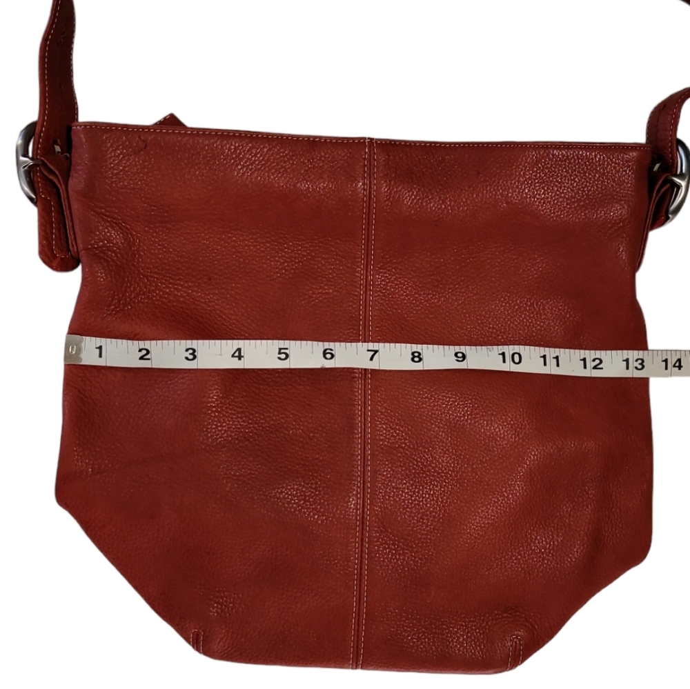 Tignanello Red Leather Bag - Picture 5 of 8